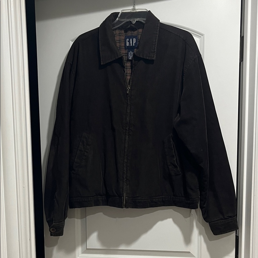 GAP Vintage Men's Brown Corduroy Coat